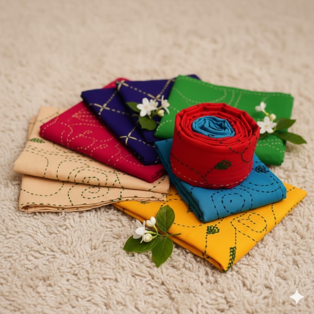 বেবি নকশিকাঁথা ৬পিচের কম্বো! - Image 2