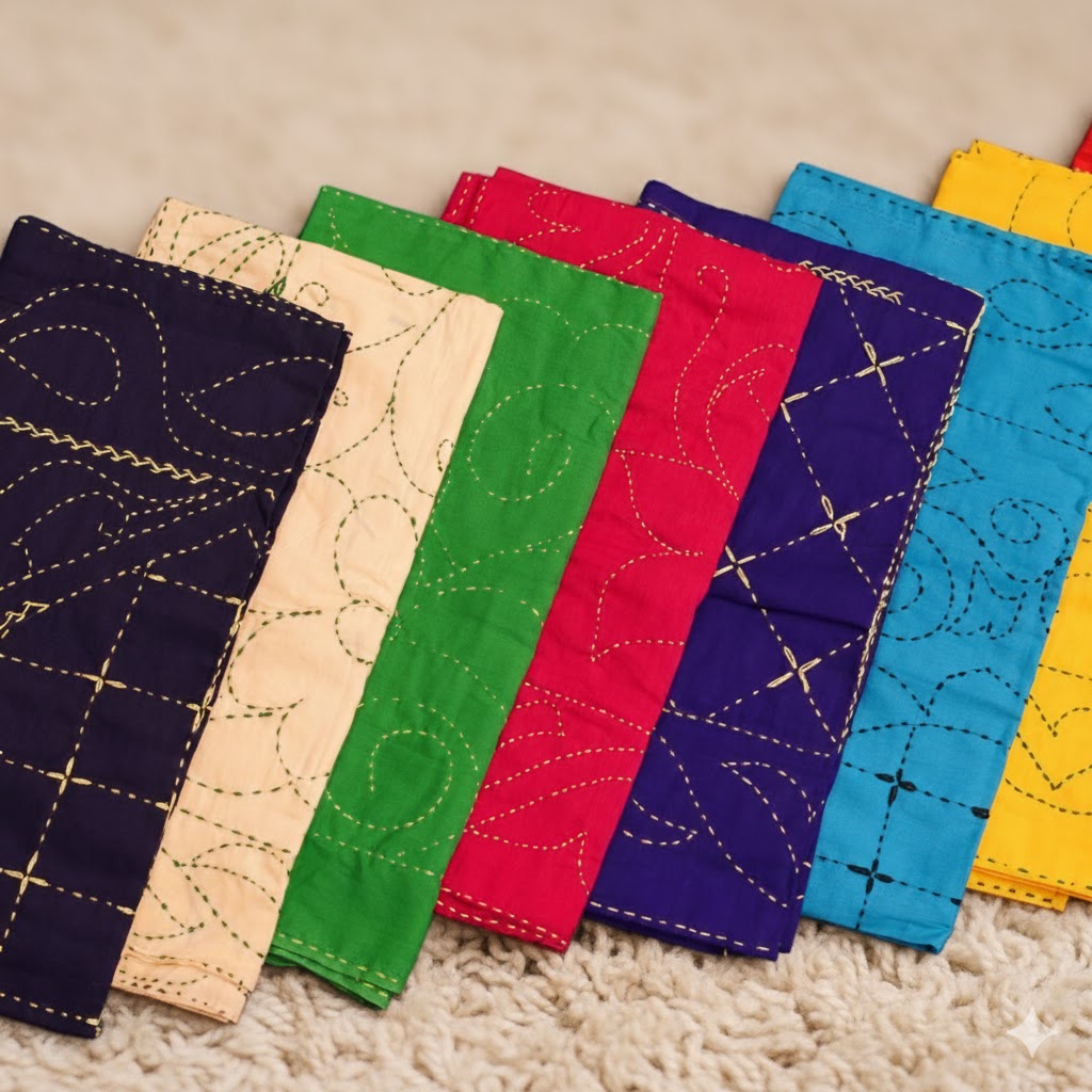 বেবি নকশিকাঁথা ৬পিচের কম্বো! - Image 4